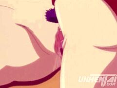 Hentai japonez necenzurat cu sânii maturi și sex animat