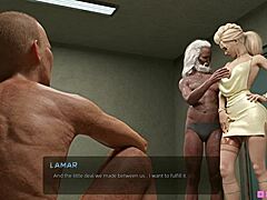 MILF Blonde dan Gadis Matang dalam Aksi Pantat Besar dalam Permainan 3D