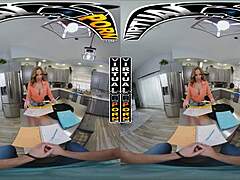 Wykłady MILF z dużymi cyckami w VR