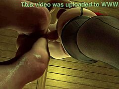 Schattige MILF met grote tieten wordt geneukt in 3D-pornovideo