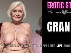 Zralé porno video pouze pro audio video s překvapivým setkáním mezi Jakem a jeho nevlastní babičkou
