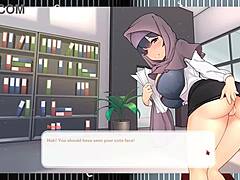 Mamuśka milf dostaje lizanie dupy w hentai game pornplay