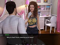 Interactive 3D game brings busty redhead mom to life