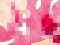 3D-animaatio kypsästä hentai-naisesta, jonka poikapuoli viettelee