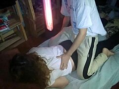 Homemade video of Argentinian milf getting a sensual massage