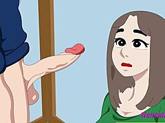 Viettelevä kypsä nainen suorittaa hämmästyttävän suuseksin - Hentai-animaatio ilman sensuuria