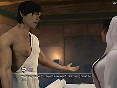 Lara Crofts sensuele massage leidt tot een bevredigend hoogtepunt in deze 3D hentai video