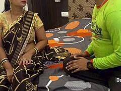 Real Indian stepmother-in-law saves her daughter's divorce with Hindi audio