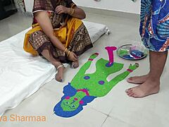Intialainen äitipuoli on tuhma poikapuolensa kanssa tässä kotitekoisessa pornovideossa