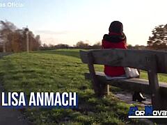 في فيديو إباحي ألماني ، تمارس ليزا أنماخ الهواة الجنس بقوة مع رجل ناضج