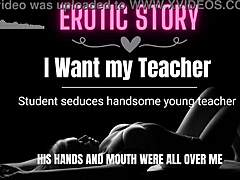 Leraar en student verkennen hun erotische verlangens in audio