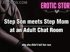 Le beau-fils a des relations intimes avec la belle-mère pendant une session webcam