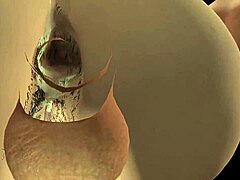 Najnovejša videoigra Virt a Mates prikazuje vročo milfo oblečeno kot snežno dekle, ki dobi globoko analno od mladega fanta