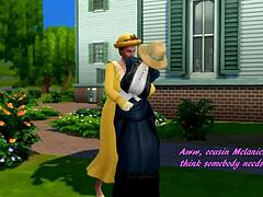 Gamle og unge Sims 4-elskere deltar i en dampende trekant