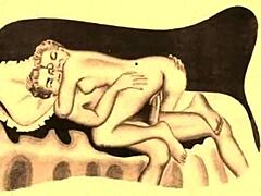 Poldružinska tabu sreča starodavno užitek v tem risanem porno videu