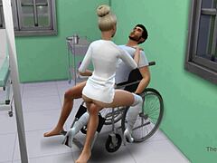 Pielęgniarka uwodzi i zdradza swojego pacjenta w HD wideo